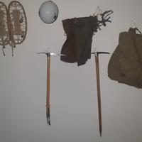 varia attrezzatura da montagna , alpinismo vintage