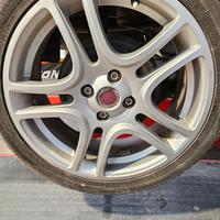 4 cerchi raggio 17 fiat punto ,con gomme nuove