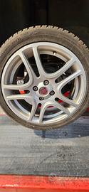 4 cerchi raggio 17 fiat punto ,con gomme nuove