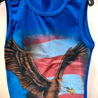 Maglietta con aquila a canotta