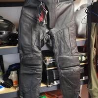 Pantalone moto in pelle