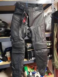 Pantalone moto in pelle