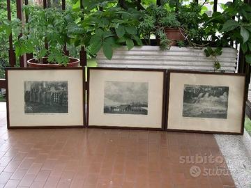 Quadri con stampe antiche, stampe Peretti Griva