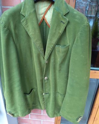 Giacca velluto verde Brooksfield 