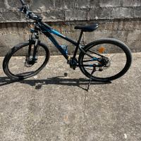 Bici Mtb Rockrider ST 120 nero-azzurro