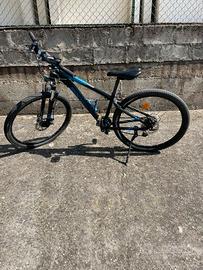 Bici Mtb Rockrider ST 120 nero-azzurro