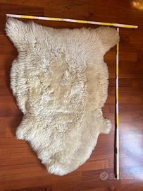 n. 4 Pedane di vera pelle di pecora