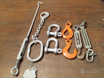 Tenditori e ganci per sollevamento pesante 