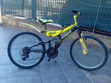 MTB biammortizzata per ragazzo 10-15 anni