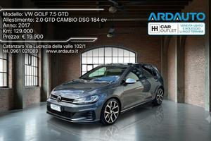 Vw Golf 7.5 GTD 2.0 tdi 184 cv Dsg