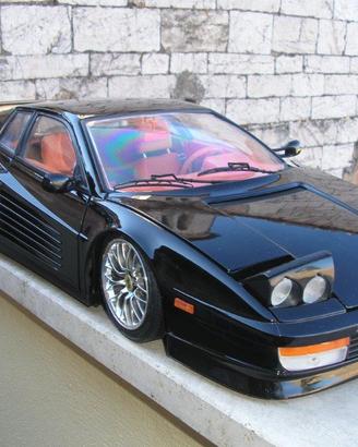 Ferrari Testarossa Pocher scala 1/8 KOENIG nera (1