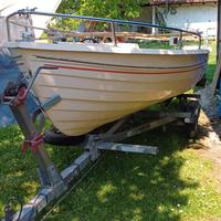 barca carrellata da pesca e turismo 