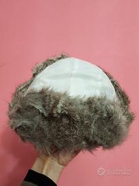 Berretto cappello lapin coniglio vera pelliccia