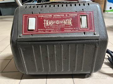 STABILIZZATORE DI TENSIONE VINTAGE TRASFOSTATIK