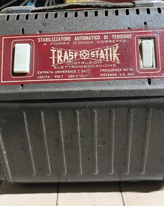 STABILIZZATORE DI TENSIONE VINTAGE TRASFOSTATIK
