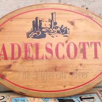 insegna tabella pubblicitaria vintage birra