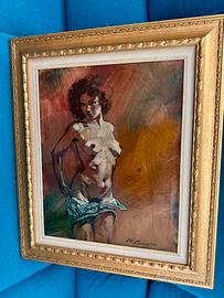 Ferdinando Carcupino.Olio su tela