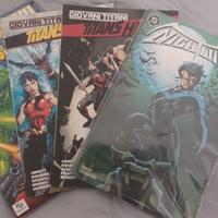 fumetti dc comics nightwing giovani titani 1/2 jla
