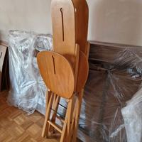 Coppia di sedie pieghevoli