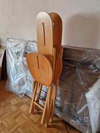 Coppia di sedie pieghevoli