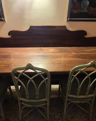 tavolo fratino in noce massello