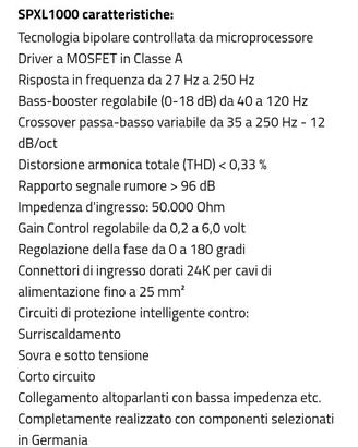 Helix e processore Mosconi