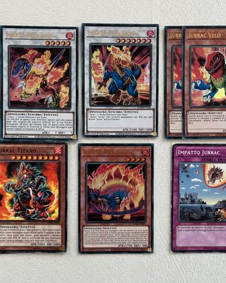 Lotto Yu‑Gi‑Oh Jurrac – Jurrac Deck Fuoco