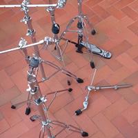 Aste per piatti della batteria semi nuove