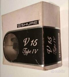 testina pick up  Shure V15 IV