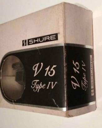 testina pick up  Shure V15 IV