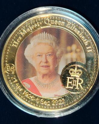 Moneta Commemorativa Queen Elizabeth II 1926-2022