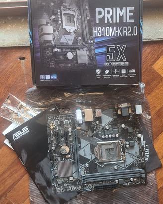 Scheda madre 1151 Asus H310M-K R2.0 in scatola