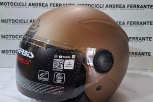 CASCO JET BREZZA METALLIC ACERBIS  MARRONE