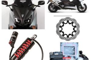 Yamaha Tmax 530 ammortizzatore baule plexi freni