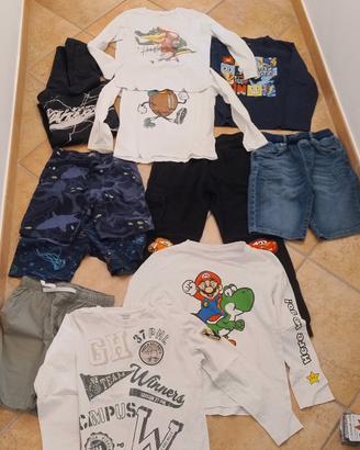 Scatola vestiti bambino 8/9/10 anni