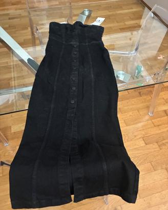 Vestito Zara in Jeans nero