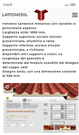 Pannelli coibentati 100x280