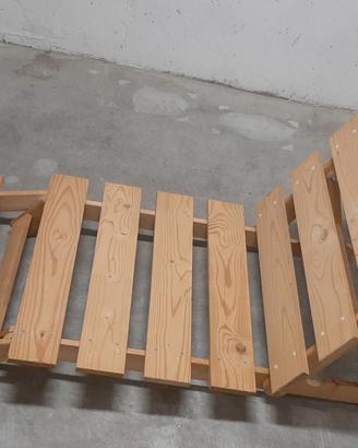 Futon in legno 