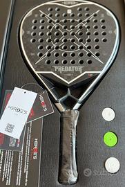HEROES PREDATOR RACCHETTA PADEL NERO