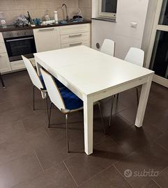 Tavolo rettangolare Ikea legno bianco