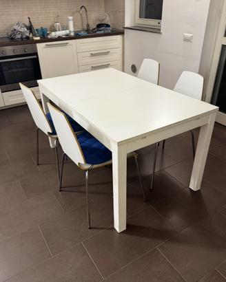 Tavolo rettangolare Ikea legno bianco