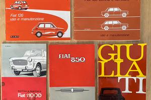 Manuali uso e manutenzione Fiat Alfa Romeo