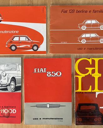 Manuali uso e manutenzione Fiat Alfa Romeo