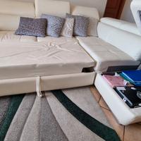 Divano letto ecopelle