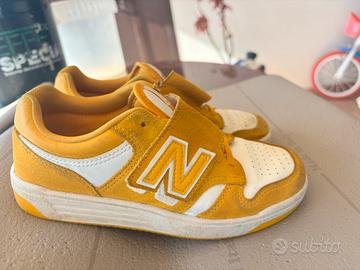 New balance 480 bimbo/a senape