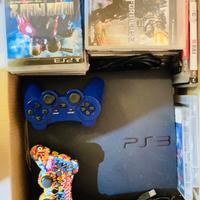 Console Ps3 slim CECH2004B+2 controllers+26 giochi