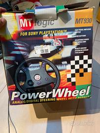 Volante con pedali per playstation