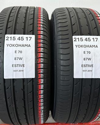 2 gomme 215 45 17 YOKOHAMA