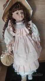 Bambola in ceramica anni 80 