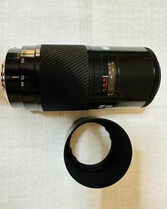 Obiettivo Minolta AF 70-210mm. perfetto.